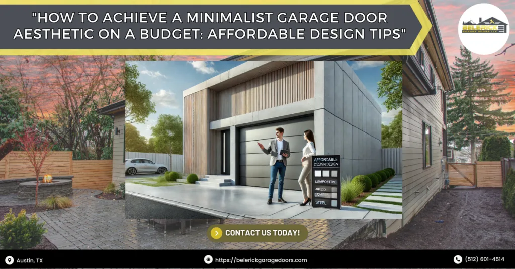 Minimalist Garage Door