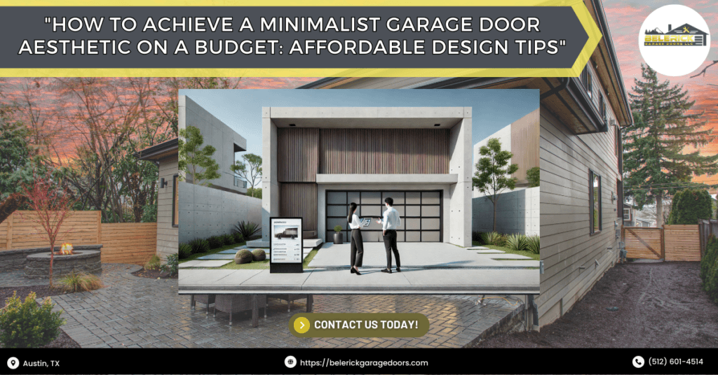 Minimalist Garage Door