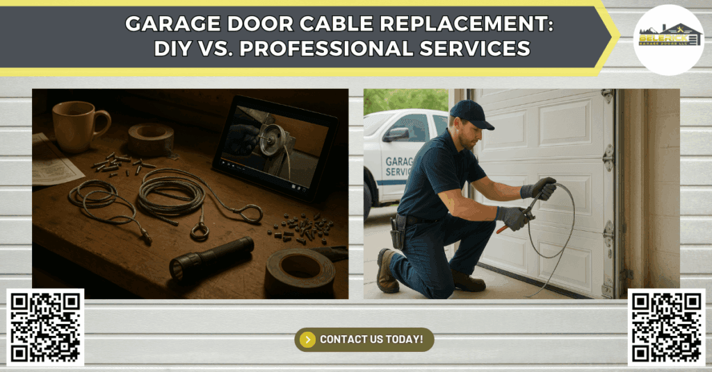 Garage Door Cable Replacement: DIY vs. Professional Services - Belerick Garage Doors LLC
