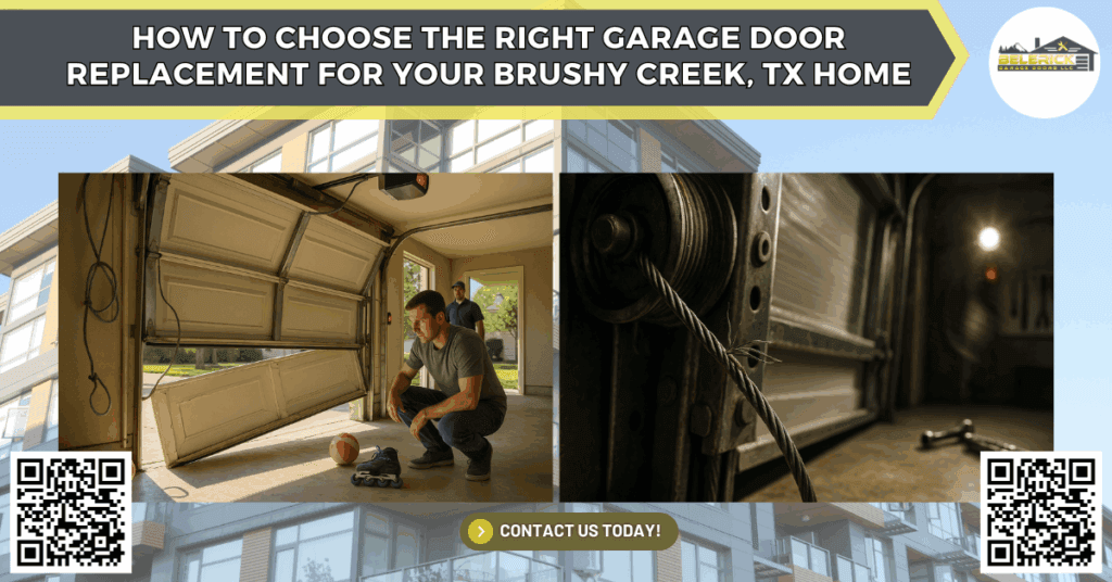 How to Choose the Right Garage Door Replacement for Your Brushy Creek, TX Home - Belerick Garage Doors LLC