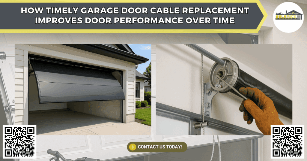 How Timely Garage Door Cable Replacement Improves Door Performance Over Time - Belerick Garage Doors LLC