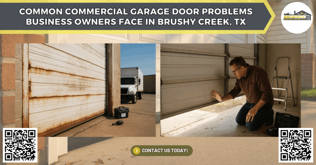 Common Commercial Garage Door Problems Business Owners Face in Brushy Creek, TX