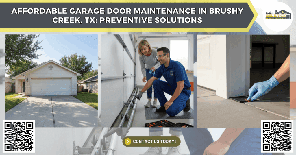 Affordable Garage Door Maintenance in Brushy Creek, TX: Preventive Solutions - Belerick Garage Doors