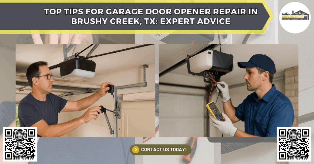 Top Tips for Garage Door Opener Repair in Brushy Creek, TX: Expert Advice - Belerick Garage Doors