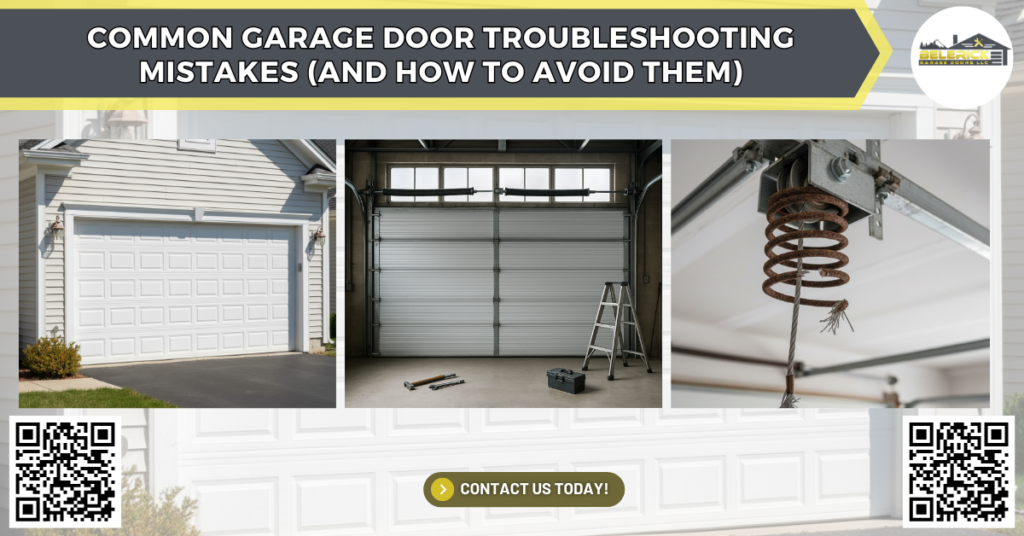 Common Garage Door Troubleshooting Mistakes (and How to Avoid Them) - Belerick Garage Doors